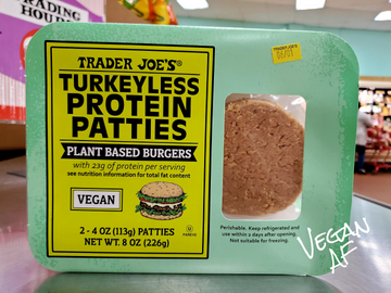 Trader Joe's Releases New Vegan Turkey Burgers